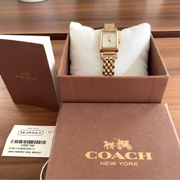 ❌SOLD❌ New as Coach Rose Gold Watch 💛 - Picture 1 of 7